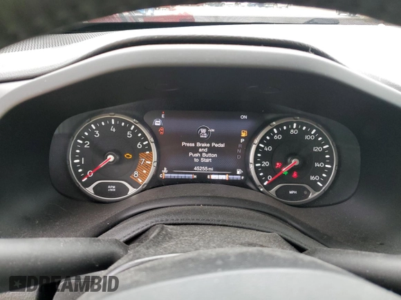2022 Jeep Renegade Latitude with VIN ZACNJDB12NPN70337, listed as a Copart auction lot 59698525 with 45,255 mi miles and Salvage title. Bid and sale history available at DreamBid. Image 9.