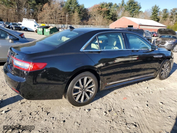2018 Lincoln Continental Premiere with VIN 1LN6L9PK9J5611531, listed as a Copart auction lot 78428873 with 16,924 mi miles. Bid and sale history available at carsss.com. Image 3.