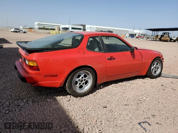 1986 Porsche 944 z VIN WP0AA0954GN154787, wystawiony jako Copart lot #47305065 z przebiegiem 73 671 mil mil oraz Szkoda całkowita • Salvage title. Historia ofert i sprzedaży dostępna na DreamBid. Obrazek 3.
