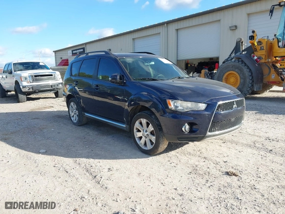 2011 Mitsubishi Outlander SE with VIN JA4AS3AW9BU017176, listed as a IAAI auction lot 41225424 with 188,497 mi miles. Bid and sale history available at carsss.com. Image 1.