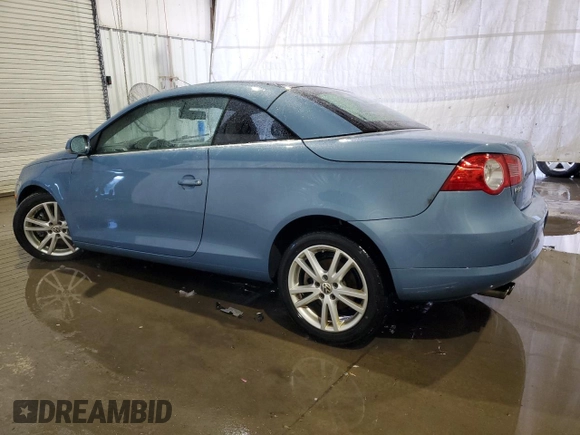 2007 Volkswagen Eos 2.0T with VIN WVWFA71F27V016605, listed as a Copart auction lot 42120195 with 110,788 mi miles and Salvage Title. Bid and sale history available at DreamBid. Image 2.