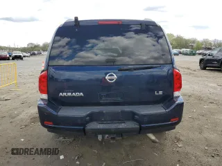 2008 Nissan Armada SE z VIN 5N1AA08C08N622642, wystawiony jako Copart lot #53407325 z przebiegiem 135 415 mil mil oraz Czysty tytuł • Clean title. Historia ofert i sprzedaży dostępna na DreamBid. Obrazek 6.