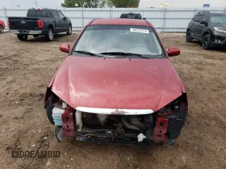 2009 Kia Spectra EX with VIN KNAFE221195645623, listed as a Copart auction lot 68252314 with 157,500 mi miles and Salvage Title. Bid and sale history available at carsss.com. Image 5.
