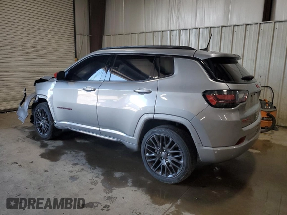 2023 Jeep Compass Limited with VIN 3C4NJDCN9PT528652, listed as a Copart auction lot 55201635 with 12,313 mi miles and Salvage title. Bid and sale history available at DreamBid. Image 2.