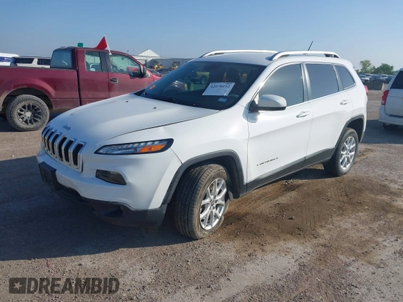 2018 Jeep Cherokee Latitude with VIN 1C4PJLCB2JD511083, listed as a IAAI auction lot 42070152 with 135,752 mi miles. Bid and sale history available at carsss.com. Image 17.