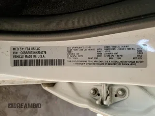 2022 Ram 1500 Big Horn z VIN 1C6RREBT8NN201776, wystawiony jako Copart lot #48359675 z przebiegiem 109 030 mil mil oraz Szkoda całkowita • Salvage title. Historia ofert i sprzedaży dostępna na DreamBid. Obrazek 13.