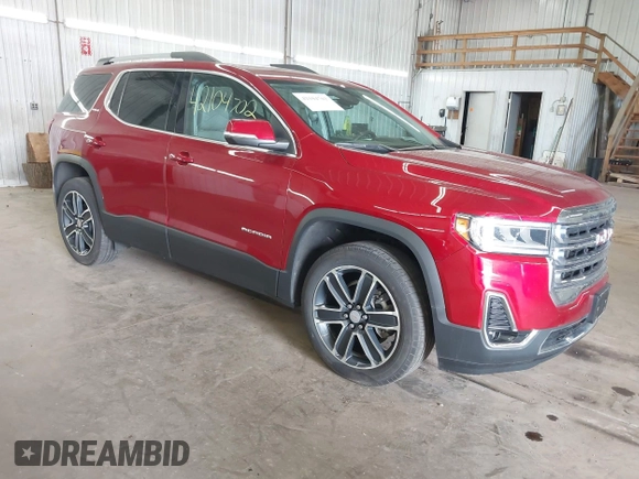 2023 GMC Acadia SLT with VIN 1GKKNULS2PZ220880, listed as a IAAI auction lot 42104702 with 33,536 mi miles and . Bid and sale history available at DreamBid. Image 1.