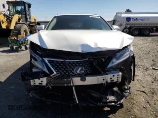 2022 Lexus RX with VIN JTJJGKFA0N2026523, listed as a Copart auction lot 53568615 with 34,381 mi miles and Salvage Title. Bid and sale history available at carsss.com. Image 5.
