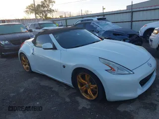 2010 Nissan 370Z Touring with VIN JN1AZ4FH5AM301858, listed as a IAAI auction lot 40716825 with 79,234 mi miles. Bid and sale history available at carsss.com. Image 1.