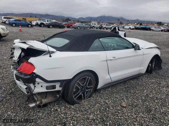 2020 Ford Mustang EcoBoost with VIN 1FATP8UH4L5101546, listed as a Copart auction lot 45310385 with 50,458 mi miles and Salvage Title. Bid and sale history available at carsss.com. Image 3.