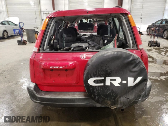 2001 Honda CR-V EX with VIN JHLRD18671C053601, listed as a Copart auction lot 47070655 with 208,539 mi miles and Salvage Title. Bid and sale history available at carsss.com. Image 6.
