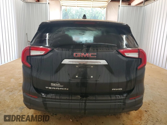 2022 GMC Terrain SLE with VIN 3GKALTEV9NL231530, listed as a Copart auction lot 61862675 with 169,169 mi miles and Clean title. Bid and sale history available at DreamBid. Image 6.