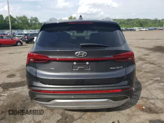 2023 Hyundai Santa Fe Hybrid SEL Premium with VIN 5NMS3DA11PH022808, listed as a Copart auction lot 55766214 with 4,398 mi miles and Salvage Title. Bid and sale history available at carsss.com. Image 6.