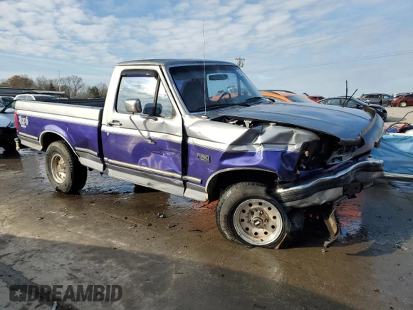 1995 Ford F-150 with VIN 1FTEF14N8SLB80006, listed as a Copart auction lot 83556474 with 0 mi miles and Salvage Title. Bid and sale history available at carsss.com. Image 4.