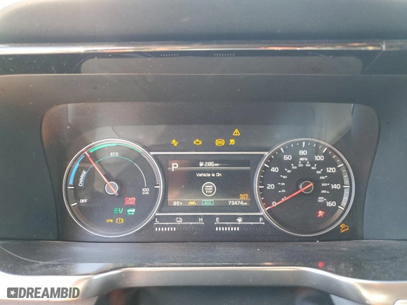 2022 Kia Sorento Hybrid S with VIN KNDRGDLG5N5103380, listed as a Copart auction lot 60994874 with 73,474 mi miles and Salvage Title. Bid and sale history available at carsss.com. Image 9.