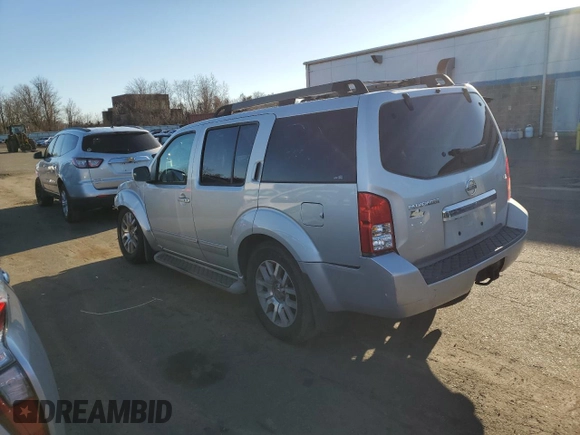 2010 Nissan Pathfinder S with VIN 5N1AR1NB7AC613674, listed as a Copart auction lot 57263035 with 103,397 mi miles and Salvage title. Bid and sale history available at DreamBid. Image 2.