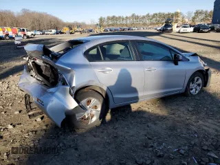 2015 Honda Civic LX with VIN 19XFB2F56FE272295, listed as a Copart auction lot 51775075 with 68,101 mi miles and Salvage Title. Bid and sale history available at carsss.com. Image 3.