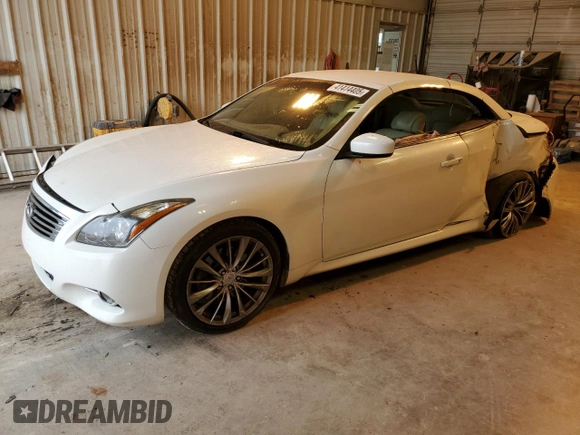 2012 Infiniti G37 with VIN JN1CV6FE3CM203176, listed as a Copart auction lot 41414405 with 131,361 mi miles and Salvage Title. Bid and sale history available at DreamBid. Image 1.