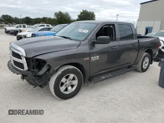2020 Ram 1500 Classic Tradesman with VIN 3C6RR6KT7LG130288, listed as a Copart auction lot 81468774 with 40,592 mi miles and Salvage Title. Bid and sale history available at carsss.com. Image 1.