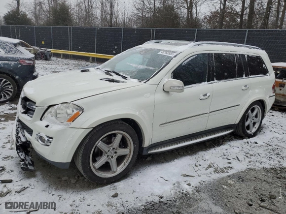 2008 Mercedes-Benz GL-Class 5.5L with VIN 4JGBF86E78A335539, listed as a Copart auction lot 46166555 with 184,228 mi miles and Salvage Title. Bid and sale history available at carsss.com. Image 1.