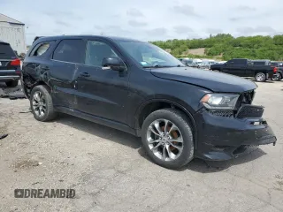 2019 Dodge Durango GT z VIN 1C4RDJDG8KC824225, wystawiony jako Copart lot #57294635 z przebiegiem 153 987 mil mil oraz Czysty tytuł • Clean title. Historia ofert i sprzedaży dostępna na DreamBid. Obrazek 4.