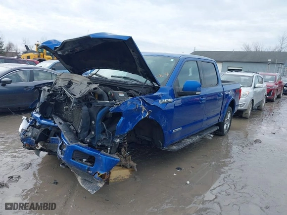 2018 Ford F-150 XL with VIN 1FTFW1E13JFD82409, listed as a IAAI auction lot 41318527 with 163,596 mi miles. Bid and sale history available at carsss.com. Image 6.