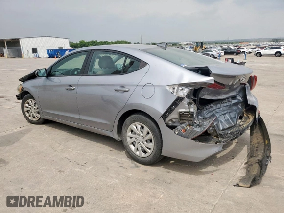 2017 Hyundai Elantra SE with VIN 5NPD74LF4HH134559, listed as a Copart auction lot 57276095 with 121,345 mi miles and Salvage title. Bid and sale history available at DreamBid. Image 2.
