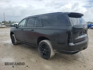 2022 Cadillac Escalade ESV Sport Platinum with VIN 1GYS4RKL7NR141315, listed as a Copart auction lot 74219824 with 50,588 mi miles and Salvage title. Bid and sale history available at DreamBid. Image 2.