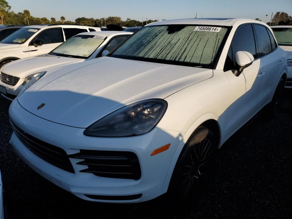 2022 Porsche Cayenne with VIN WP1AA2AY7NDA06717, listed as a Copart auction lot 74508614 with Not provided miles and Non repairable. Bid and sale history available at DreamBid. Image 1.