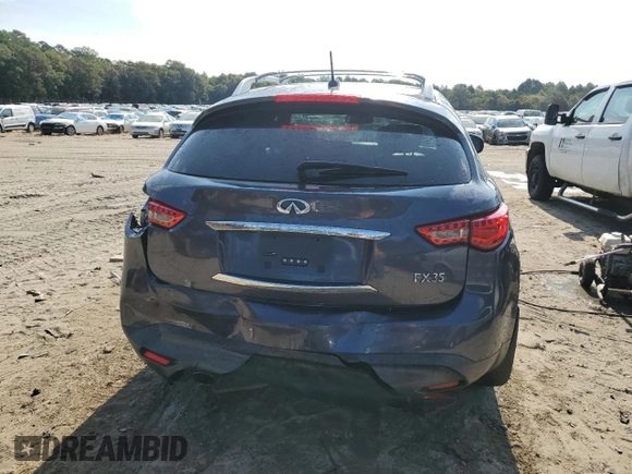 2010 Infiniti FX35 with VIN JN8AS1MW3AM851744, listed as a Copart auction lot 71165354 with 247,174 mi miles and Salvage Title. Bid and sale history available at carsss.com. Image 6.