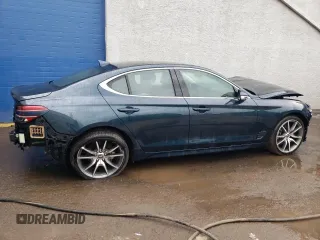 2023 Genesis G70 2.0T with VIN KMTG34TA4PU126996, listed as a Copart auction lot 69326704 with 24,882 mi miles and Non Repairable. Bid and sale history available at DreamBid. Image 3.
