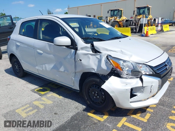 2024 Mitsubishi Mirage ES z VIN ML32AUHJXRH012264, wystawiony jako IAAI lot #42329433 z przebiegiem 11 904 mil mil oraz . Historia ofert i sprzedaży dostępna na DreamBid. Obrazek 1.
