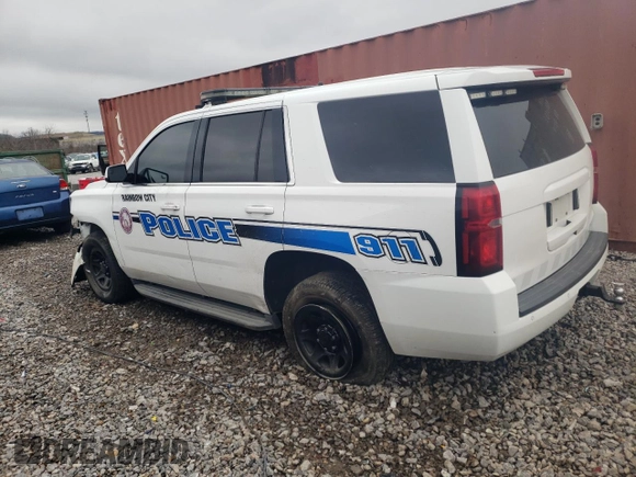 2016 Chevrolet Tahoe Commercial z VIN 1GNSKDECXGR130281, wystawiony jako Copart lot #42766985 z przebiegiem Nie podano mil oraz Szkoda całkowita • Salvage title. Historia ofert i sprzedaży dostępna na DreamBid. Obrazek 2.