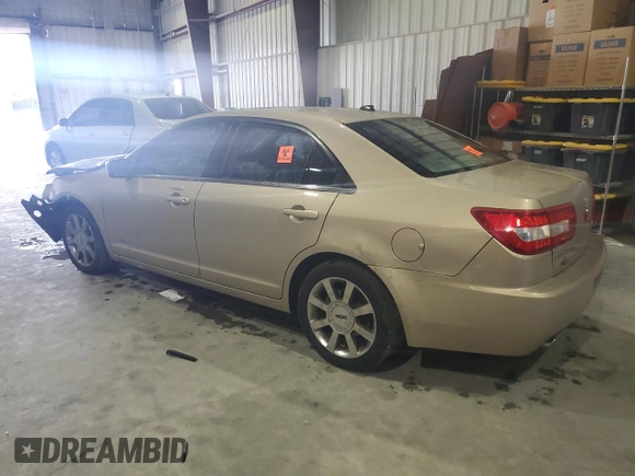 2007 Lincoln MKZ with VIN 3LNHM26T77R652236, listed as a Copart auction lot 59588045 with 133,429 mi miles and Salvage title. Bid and sale history available at DreamBid. Image 2.