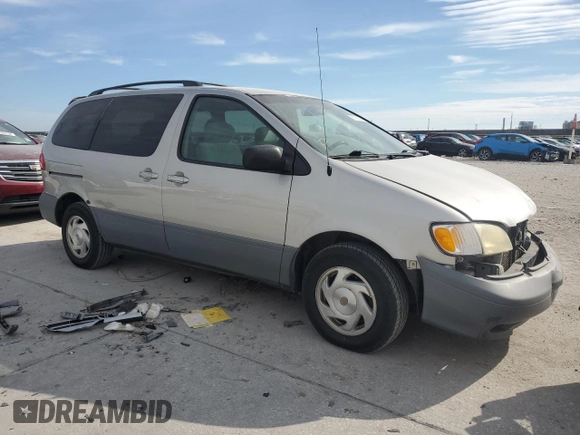 2003 Toyota Sienna CE with VIN 4T3ZF19C63U541949, listed as a Copart auction lot 83186624 with 180,075 mi miles and Salvage Title. Bid and sale history available at carsss.com. Image 4.