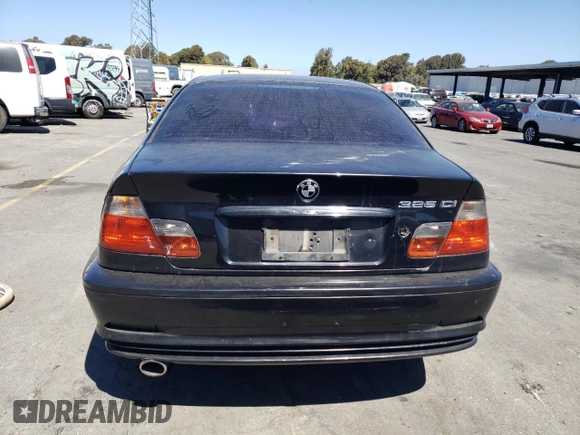 2001 BMW 3 Series 325Ci with VIN WBABN334X1JW49159, listed as a Copart auction lot 67799724 with 215,468 mi miles and Salvage Title. Bid and sale history available at carsss.com. Image 6.