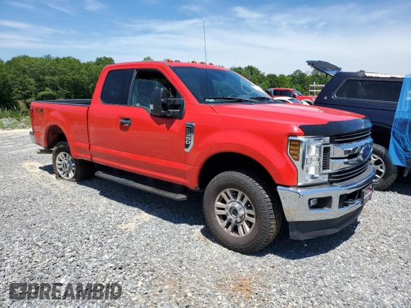 2019 Ford F-350 XL with VIN 1FT8X3B60KEC86911, listed as a Copart auction lot 62609834 with 48,549 mi miles and Salvage title. Bid and sale history available at DreamBid. Image 4.