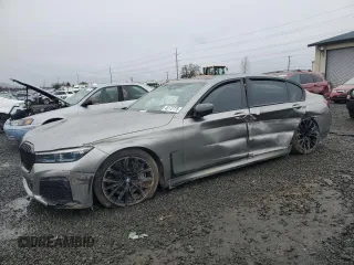 2020 BMW 7 Series 750i xDrive с VIN WBA7U2C00LGJ59975, выставлен на аукционе Copart как лот 48172775 с пробегом Не указан миль и Списание • Salvage title. История ставок и продаж доступна на DreamBid. Изображение 1.