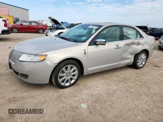 2010 Lincoln MKZ with VIN 3LNHL2GC9AR636662, listed as a Copart auction lot 61185515 with 129,616 mi miles and Salvage title. Bid and sale history available at DreamBid. Image 1.