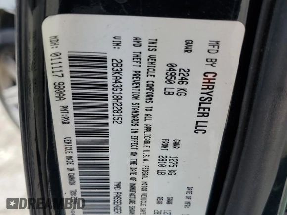 2008 Dodge Charger z VIN 2B3KA43G18H228152, wystawiony jako Copart lot #53355435 z przebiegiem Nie podano mil oraz Szkoda całkowita • Salvage title. Historia ofert i sprzedaży dostępna na DreamBid. Obrazek 12.