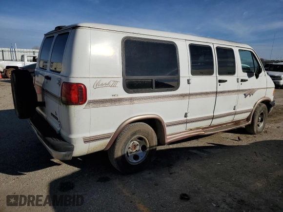 1997 Dodge Cargo z VIN 2B6HB21Y3VK566547, wystawiony jako Copart lot #82467174 z przebiegiem 179 998 mil mil oraz Czysty tytuł • Clean title. Historia ofert i sprzedaży dostępna na DreamBid. Obrazek 3.