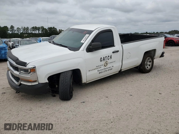 2017 Chevrolet Silverado 1500 LS with VIN 1GCNCNECXHZ109084, listed as a Copart auction lot 72248764 with 121,951 mi miles and Salvage Title. Bid and sale history available at carsss.com. Image 1.
