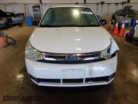 2010 Ford Focus S with VIN 1FAHP3EN6AW266261, listed as a Copart auction lot 53813645 with 19,843 mi miles and Salvage Title. Bid and sale history available at carsss.com. Image 5.