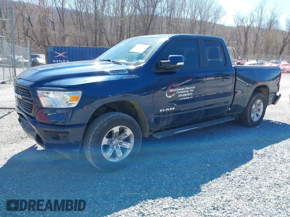 2020 Ram 1500 Big Horn with VIN 1C6SRFBTXLN415091, listed as a IAAI auction lot 41822735 with 108,807 mi miles. Bid and sale history available at carsss.com. Image 17.