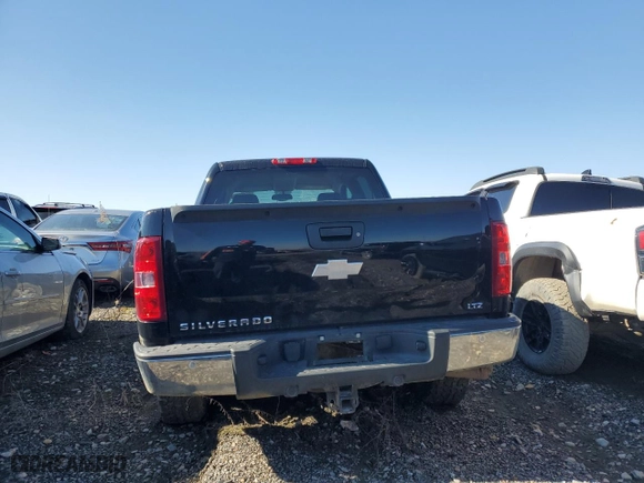 2011 Chevrolet Silverado 1500 LTZ with VIN 3GCPKTE36BG124687, listed as a Copart auction lot 85958934 with 144,761 mi miles and Salvage Title. Bid and sale history available at carsss.com. Image 6.