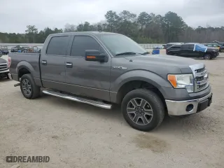 2013 Ford F-150 XL with VIN 1FTEW1CM8DKE33245, listed as a Copart auction lot 44566645 with 164,196 mi miles and Salvage Title. Bid and sale history available at carsss.com. Image 4.