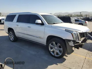 2016 Cadillac Escalade ESV Premium Collection z VIN 1GYS3JKJ7GR154944, wystawiony jako Copart lot #58058725 z przebiegiem 75 011 mil mil oraz Szkoda całkowita • Salvage title. Historia ofert i sprzedaży dostępna na DreamBid. Obrazek 4.