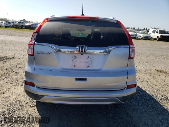 2015 Honda CR-V EX-L with VIN 2HKRM3H75FH522746, listed as a Copart auction lot 48596895 with Not Provided miles and Salvage Title. Bid and sale history available at DreamBid. Image 6.