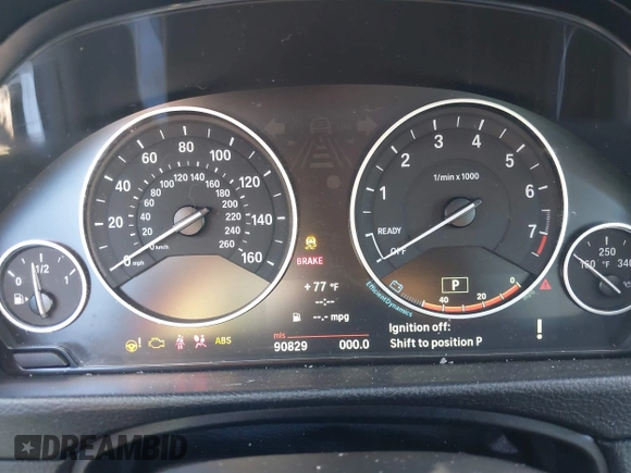 2013 BMW 3 Series 328i with VIN WBA3A5C57DF350448, listed as a IAAI auction lot 42538887 with 90,829 mi miles and . Bid and sale history available at DreamBid. Image 7.