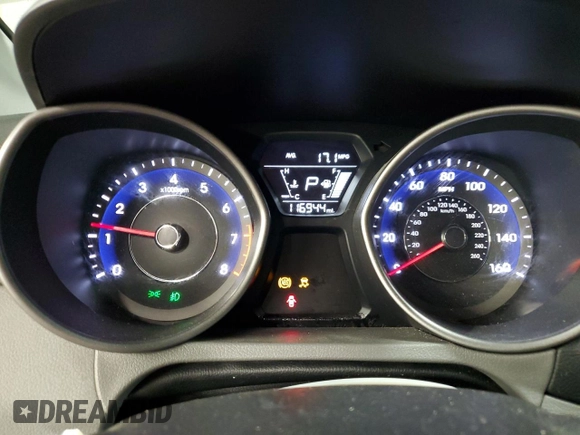 2014 Hyundai Elantra SE with VIN 5NPDH4AE4EH499262, listed as a Copart auction lot 52162805 with 116,944 mi miles and Salvage Title. Bid and sale history available at DreamBid. Image 9.